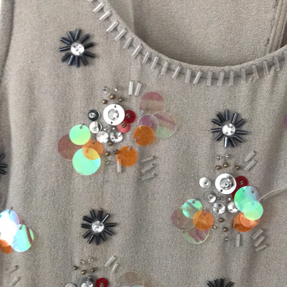 Madison Marcus top, split back